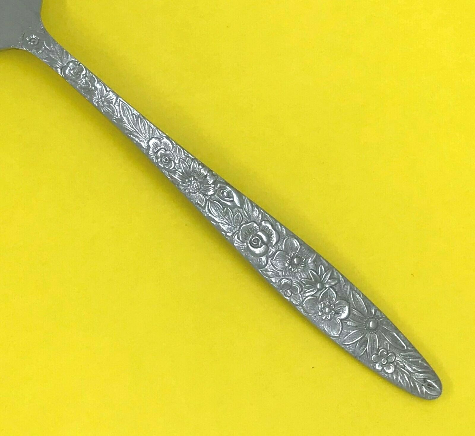 STANLEY ROBERTS BOUQUET STAINLESS FLATWARE ALL OVER FLORAL MADE JAPAN - CHOICE gallery