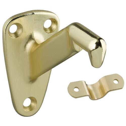 National N243-667 Handrail Brackets, Brass Finish gallery