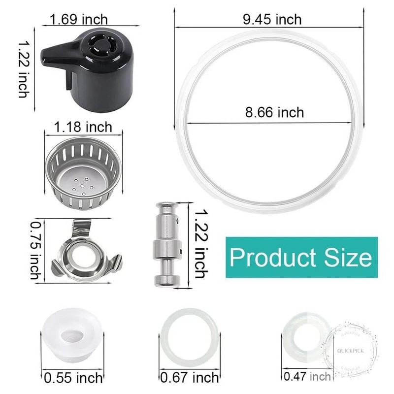 10Pcs Replacement Parts for Instant Pot IP-DUO50 IP-DUO60 Duo/Duo Plus 5&6QT gallery