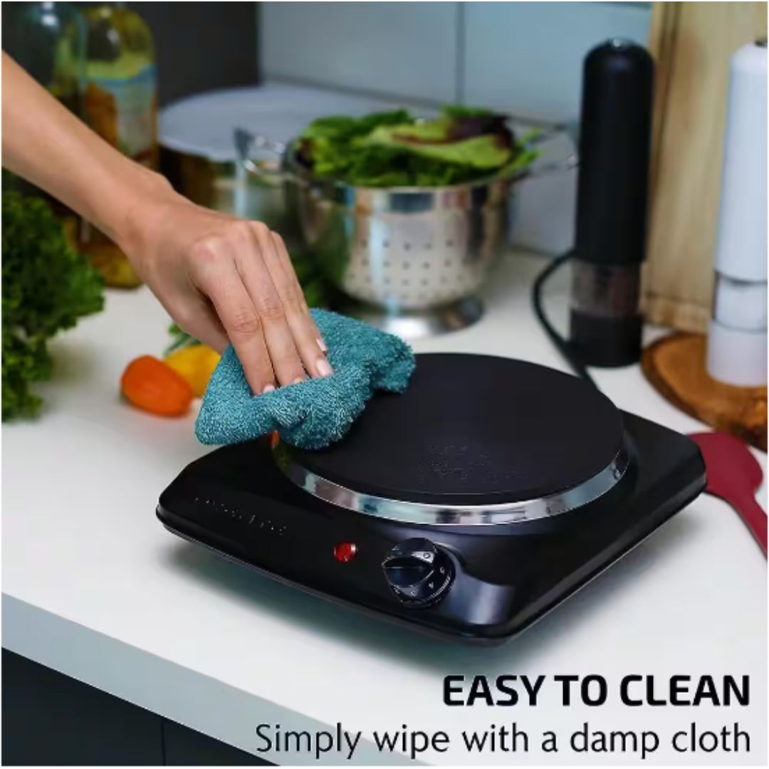 Hot Plate Electric Single Burner Infrared Anti-Slip Heavy Duty Kitchen Cooking gallery