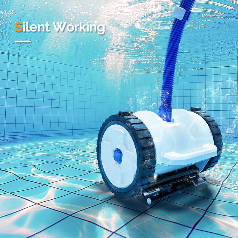 Automatic Suction-Side Pool Vacuum Cleaner, Wall-Climbing for Inground Pools gallery