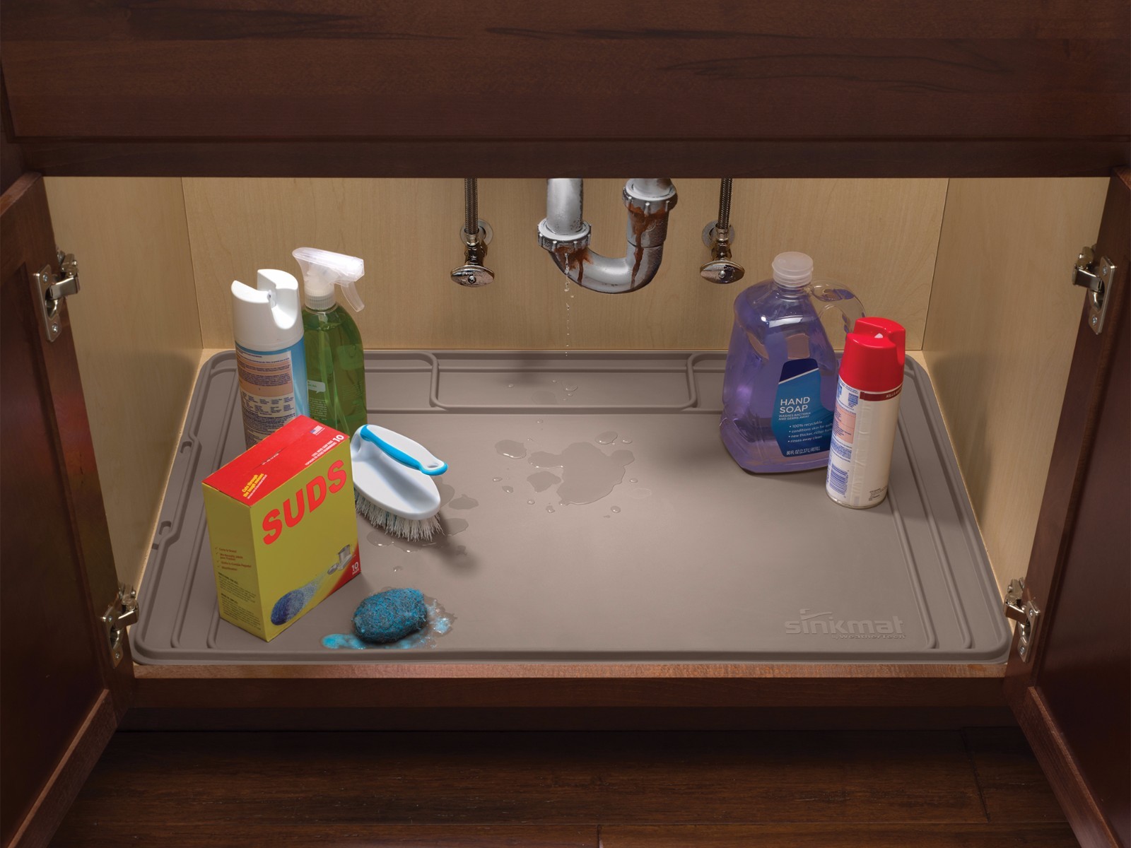 WeatherTech SinkMat - Spill-Proof Under Sink Mat - Holds 1 Gallon - USA gallery