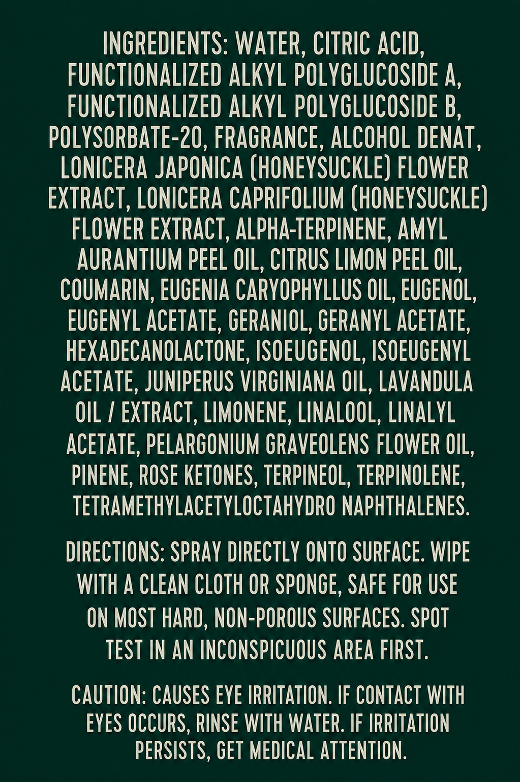 BERGAMOT & VETIVER SCENTED MULTI-PURPOSE CLEANER from TRADER JOE'S (Pack 2) gallery