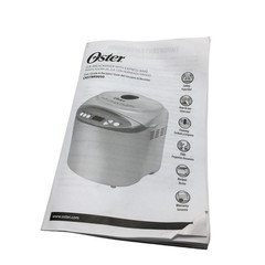Genuine Oster Bread Maker CKSTBR9050 USER INSTRUCTION MANUAL RECIPE BOOK OEM