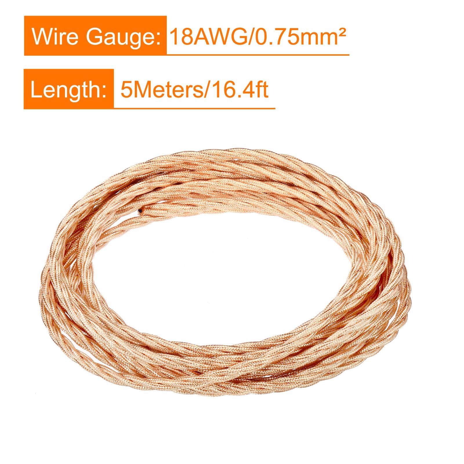 Contort Fabric Coated Thread 3 Soul 18AWG 5m/16.4ft, Rose Gold Tone gallery