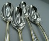 Yamazaki Patrick ALEXANDRA Gold Accent 4 Soup Spoons Stainless Golden 7-1/2" gallery