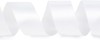 Ribbli Double Faced White Satin Ribbon,1” x Continuous 25 1 inch, gallery