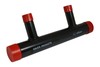 Midline Valve Heating System Manifold; 1-1/2'' Base; 2 Ports of 1''; 7'' Spacing gallery