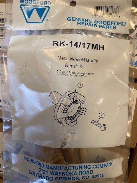 Woodford Model 14 & 17 Metal Handle Replacement Kit w/Screw - RK-14/17MH gallery