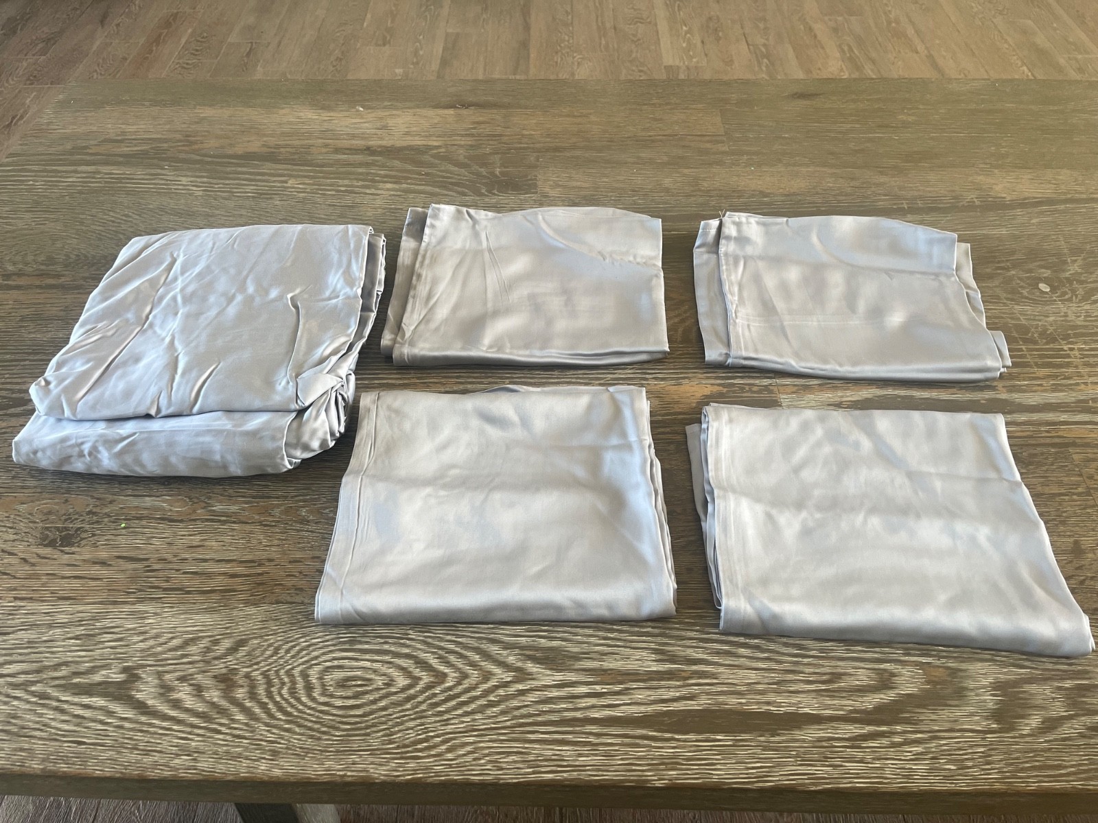 Tencel King Sheets Set Gray 5pc Deep Fitted gallery