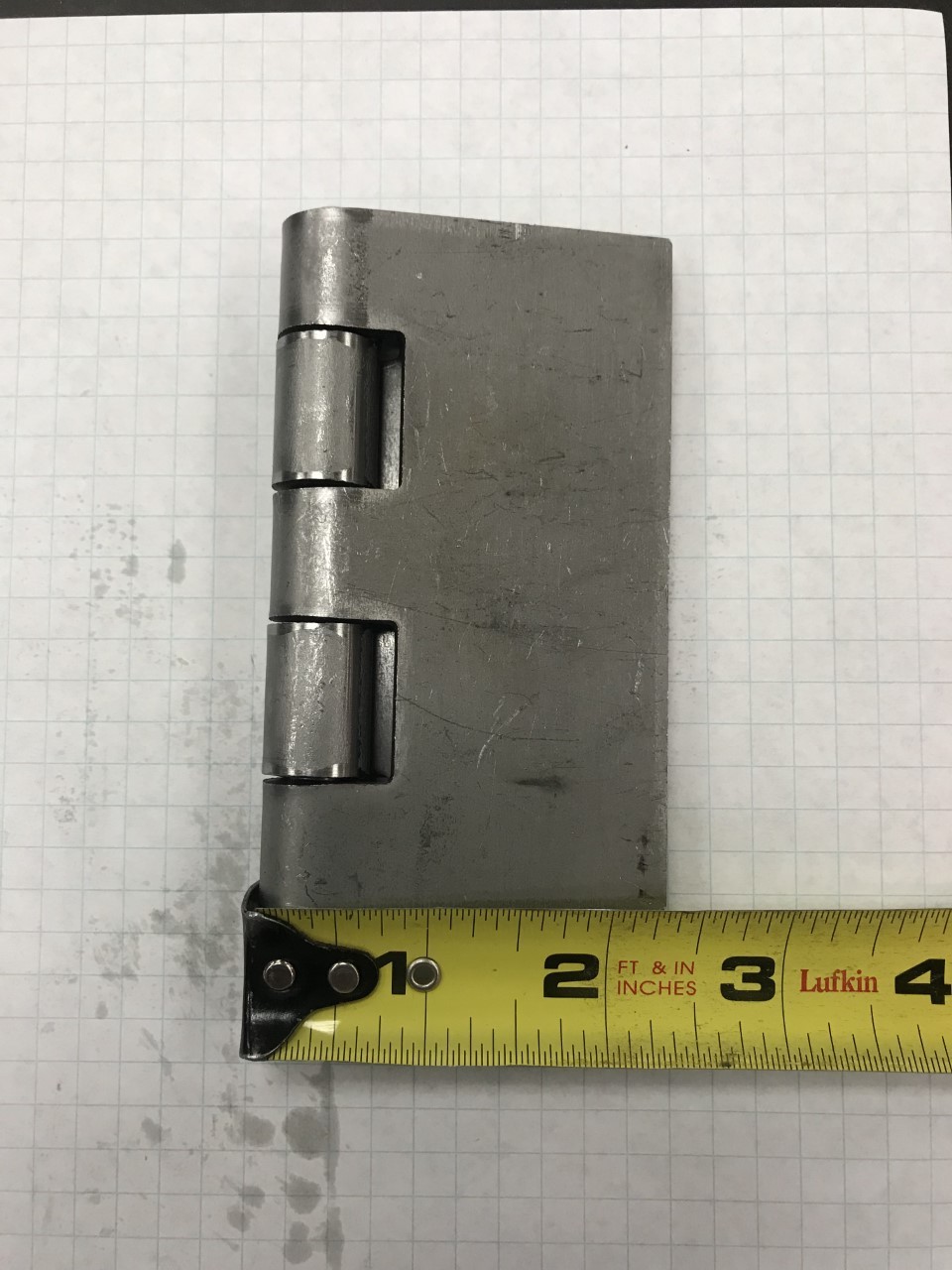 Heavy Duty Weldable Pair 4" x 4" Gate Hinges-Steel Butt Hinge /Hvy Gates Doors 4 gallery
