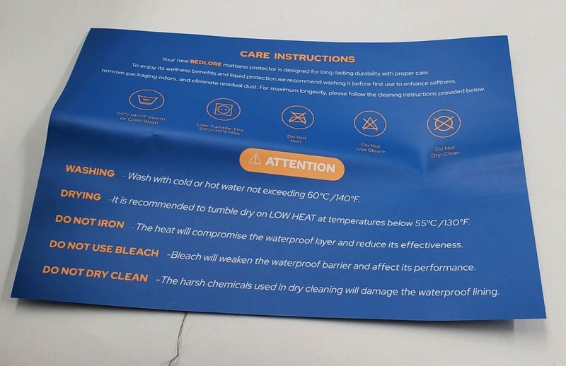 BEDLORE Waterproof Mattress Protector, Queen Size Mattress Pad Noiseless with De gallery