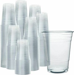 24Oz Clear Plastic Cups Disposable Cold Cups PET Cups Only Cups for all Beverage