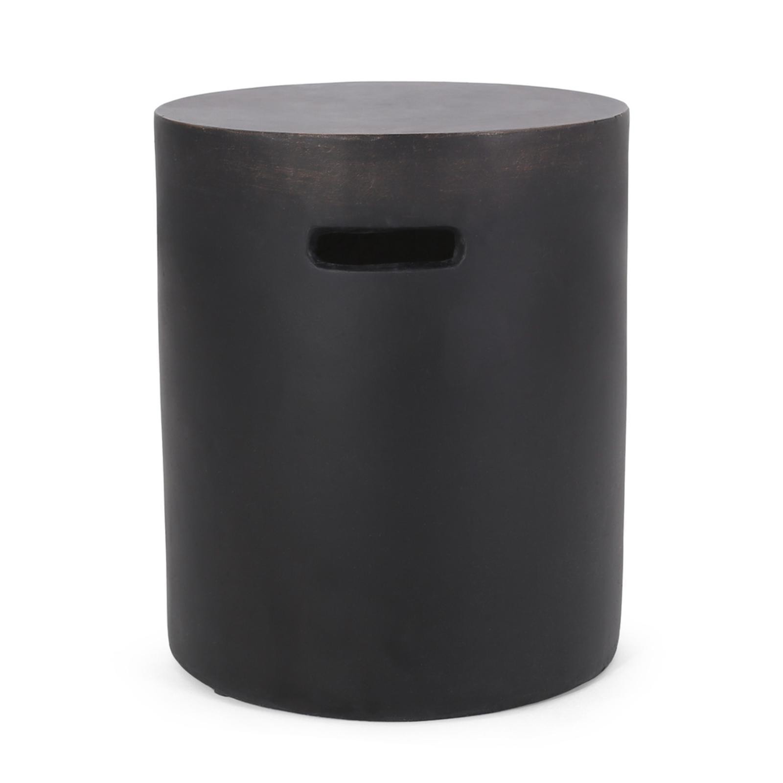 Minimalist Concrete End Table for Outdoor Spaces - Lightweight, , No Assembly gallery