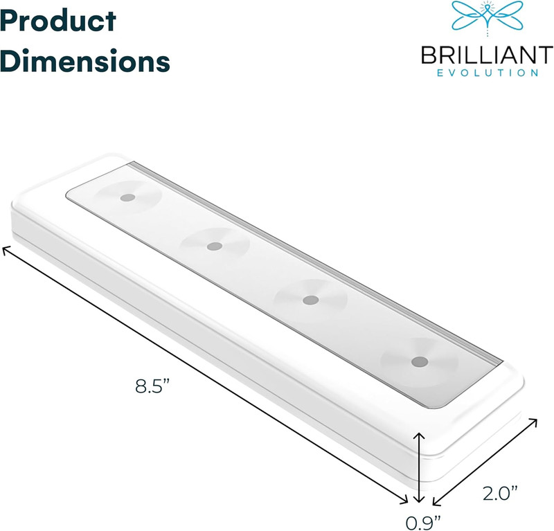 Ultra Thin LED Light Bar Battery Operated Stick On Push Light Closet Light gallery