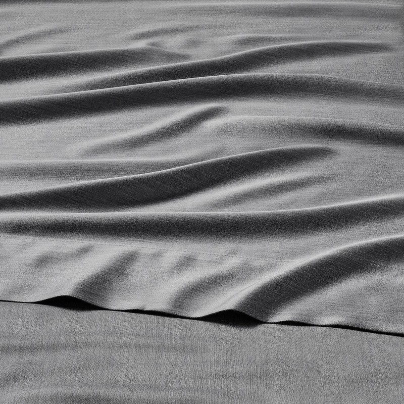 King 400 Thread Count Rayon from Bamboo Sheet Set Dark Gray - gallery