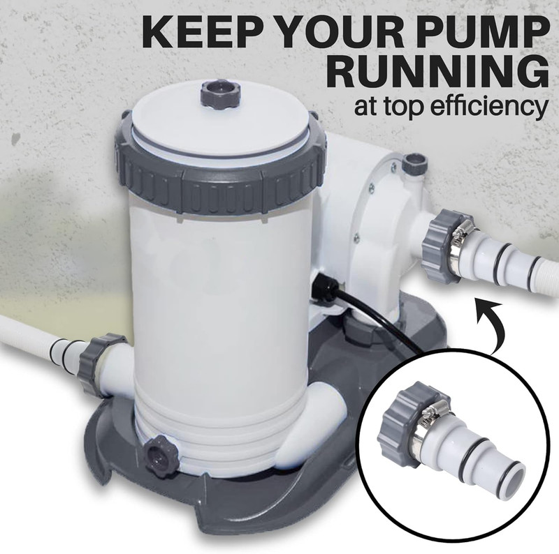 TonGass (2-Pack) Replacement Threaded to Clamp Style Hose Adapter for Intex Pool gallery