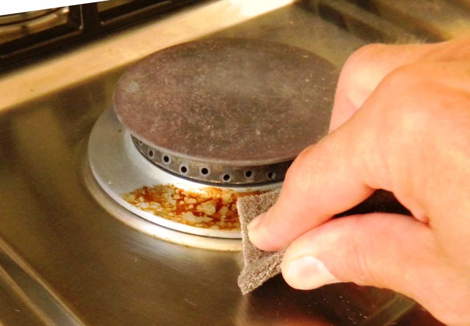 SPOT REMOVER RESTORATION CLEANER PAD for Viking Stove Aluminum Burner Base Ring gallery