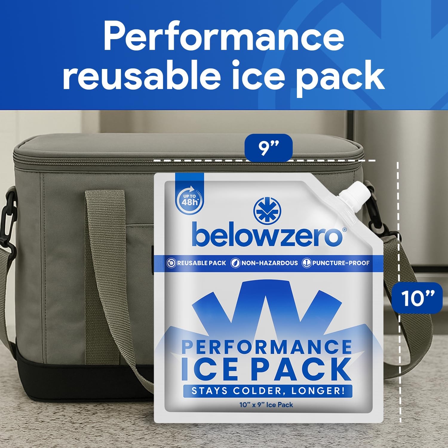 Best Below Zero Reusable Ice Packs for Coolers Long Lasting Cooler Pack Blocks gallery