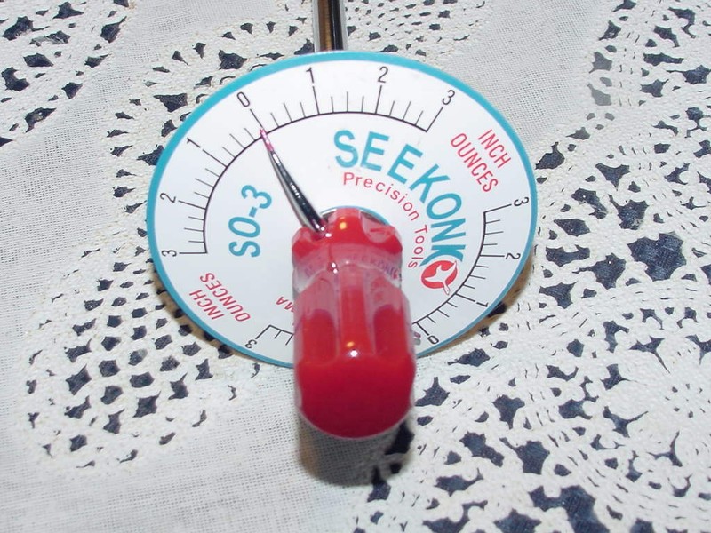 Seekonk SO-3 Torque Screwdriver Range 0-3 Inch Ounces +/- 3%, w/Certificate Used gallery