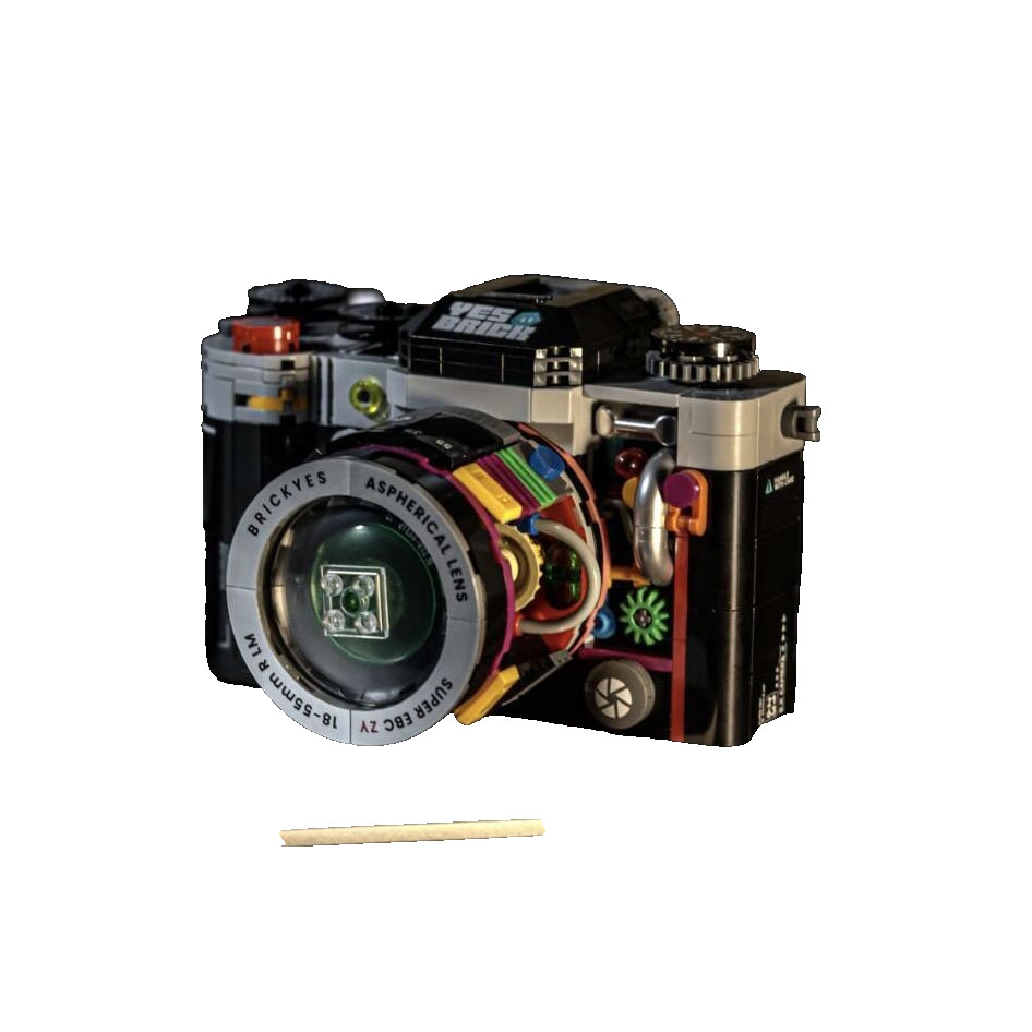 Building Blocks Toy Trendy Camera Compatible with Lego Kid Gift 556 PCS-Black
