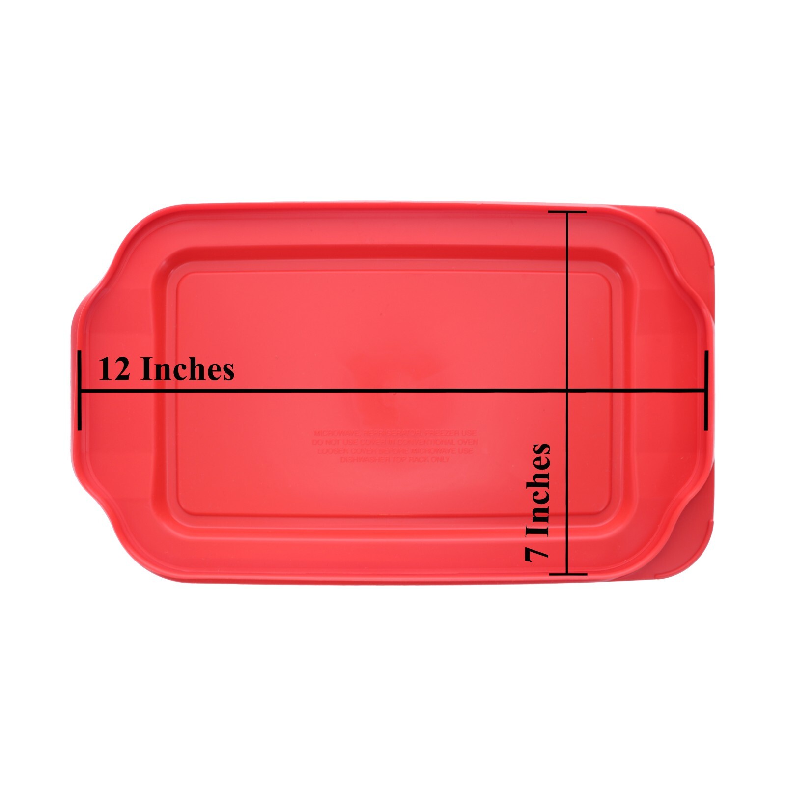 Pyrex 232-PC Red Rectangle Plastic Food Storage Replacement Lid Cover gallery