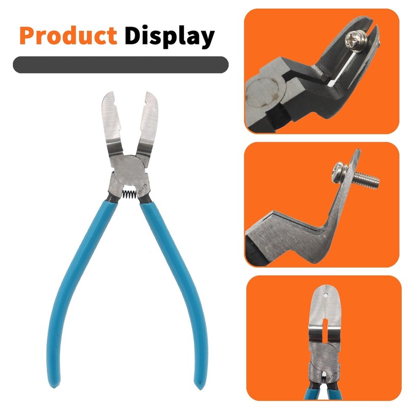 Mutipurpose Diagonal Cutting Pliers Wire Flush Cutters Stripper Car Trim Panel C gallery