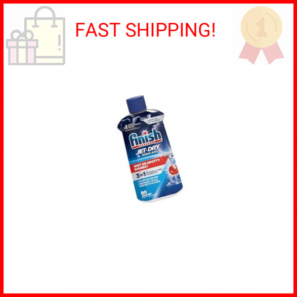Finish Jet-Dry Rinse Aid, Dishwasher Rinse Agent & Drying Agent, 8.45 Fl Oz (Pac gallery