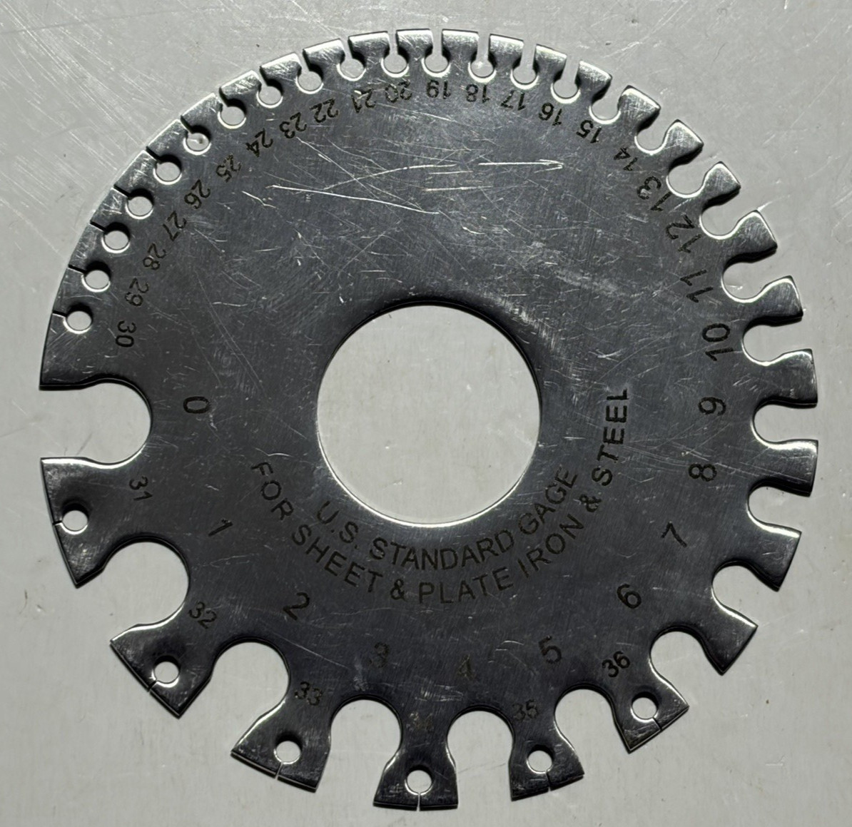 US Standard Gauge for Sheet & Plate Iron & Steel Free Shipping gallery