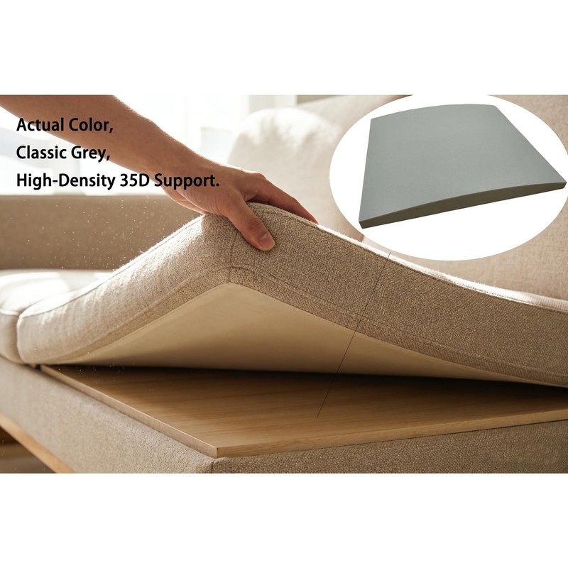Couch Cushion Support for Sagging Seat, 35D High Density Foam Sofa Insert Rep... gallery
