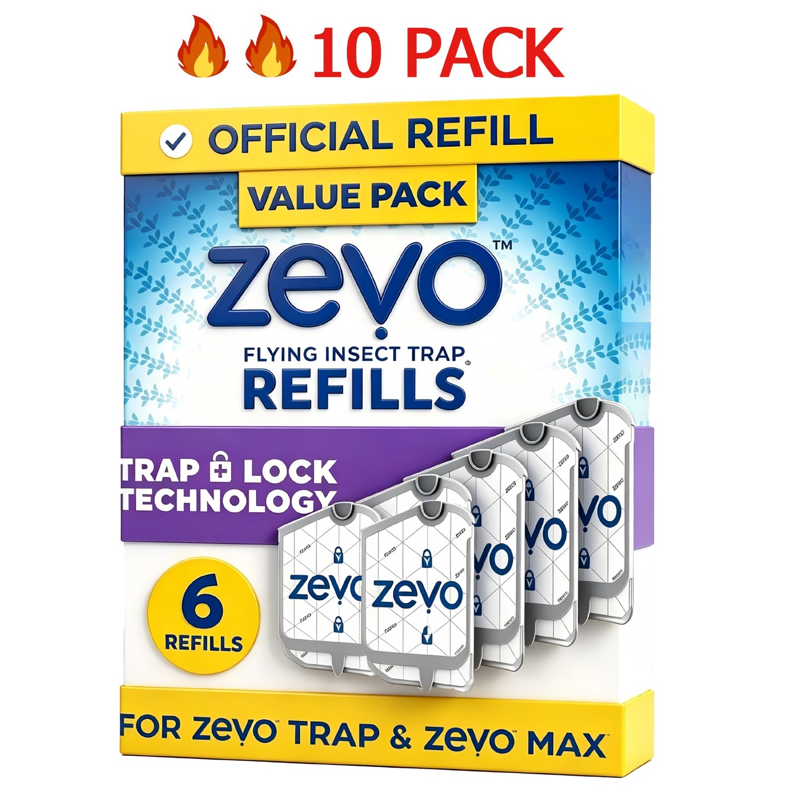 Zevo Flying Insect Trap RefillCartridges -Easyto Use (60 RefillCartridges) gallery