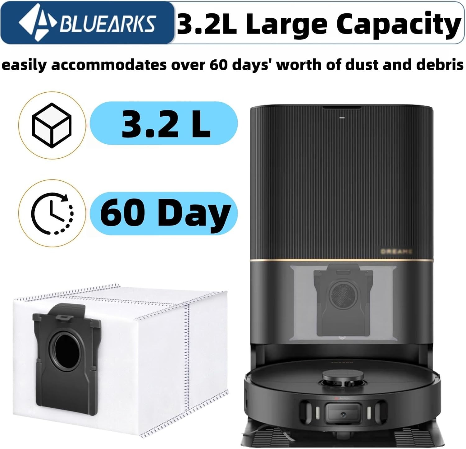 14Pcs Compatible with Dreame L10s Ultra Gen 2 X50 Ultra L40 Ultra Robot Vacuum gallery