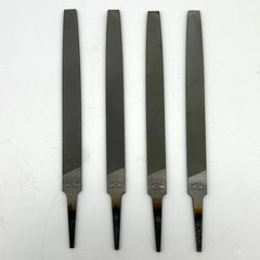 Nicholson 6″ Flat Double / Single Cut Smooth File 03533N Rectangular w/ Tang 4pk