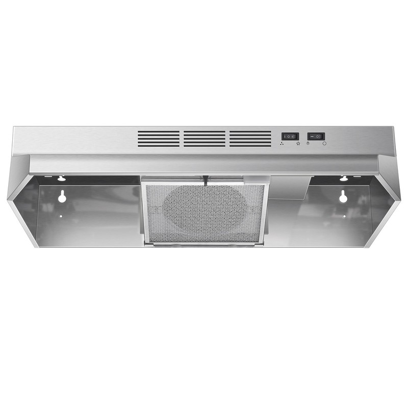 30 Inch Under Cabinet Range Hood 400CFM Ducted/Ductless Convertible SS gallery