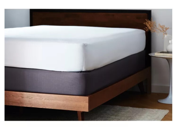 Studio 3B Full Box Spring Cover in Charcoal 75" L x 54" W Elastic Bands gallery