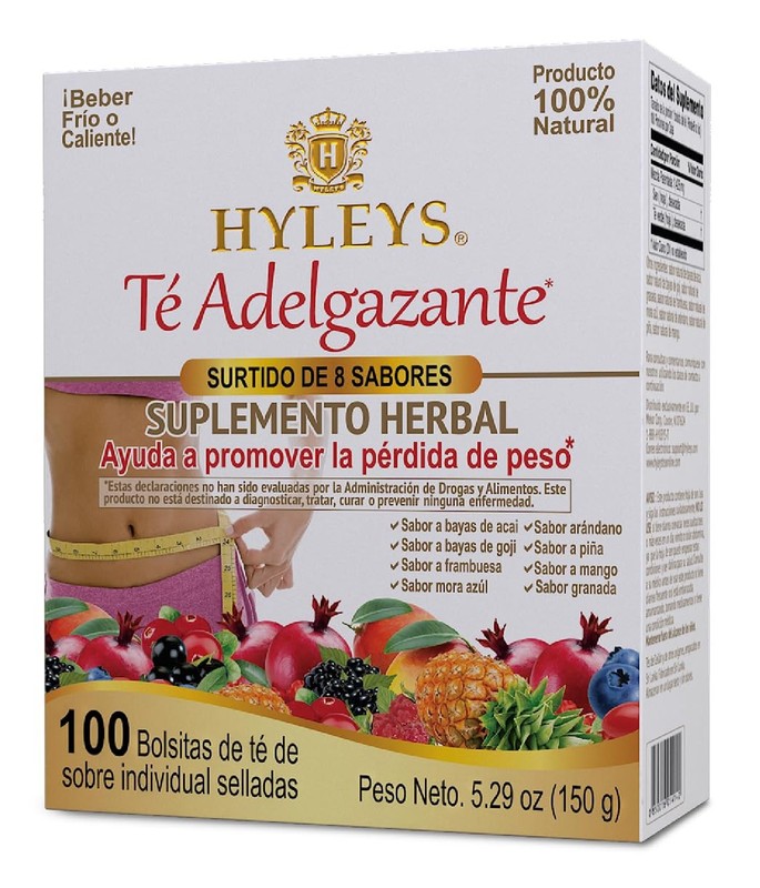 (2 PACK-BUNDLE) HYLEYS Slim Tea 9 Flavor Assortment 100 Ct Herba (200 TEA BAGS) gallery