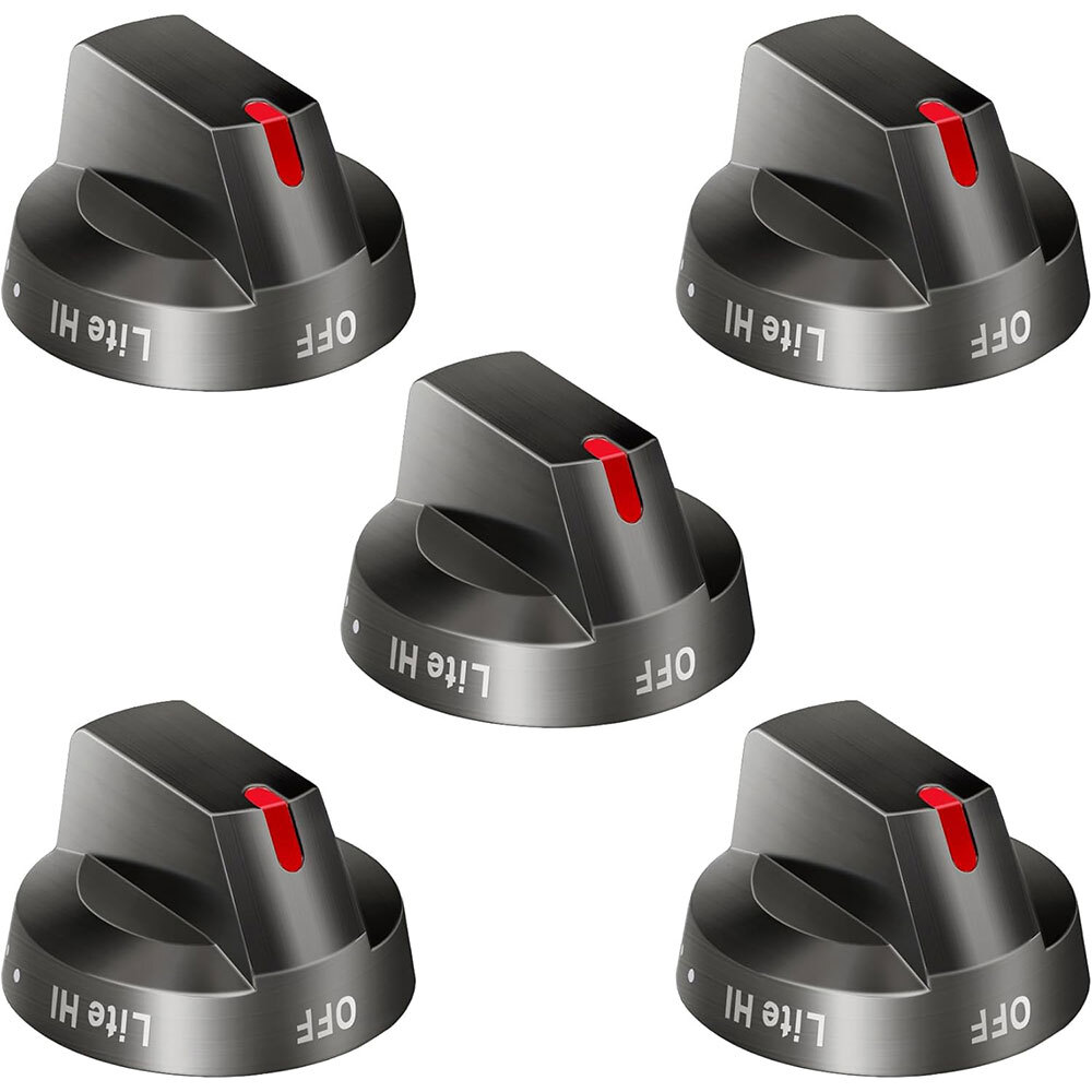 Metal Oven Control Knob Kit D-Shape Rod Replacement for Samsung DG64-00473B gallery