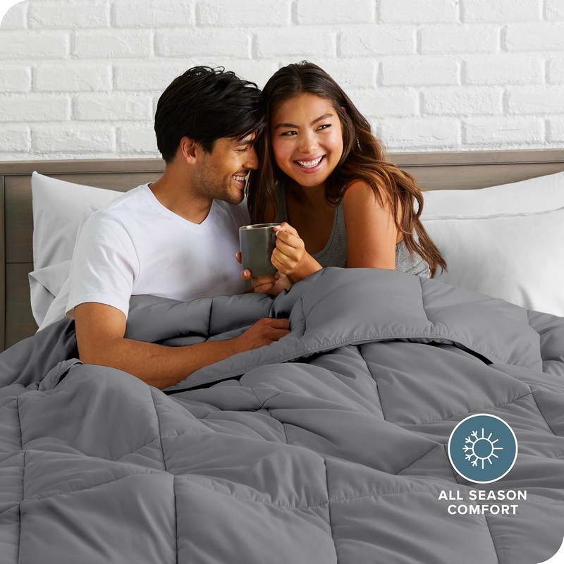 Comforter Set - Twin Extra Long Size - Ultra-Soft - Goose down Alternative - Pre gallery