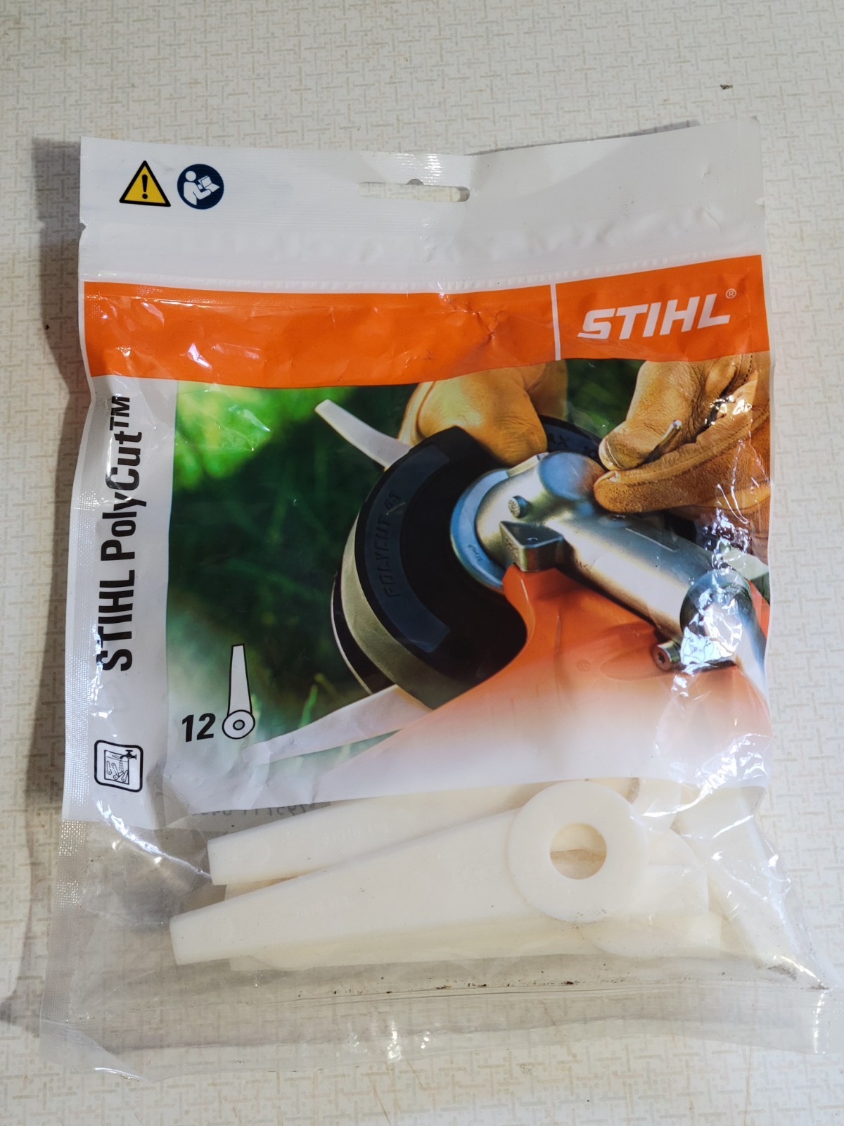 Stihl 12 Pack Thermo-Plastic Polycut Trimmer Blades 4111 007 1001 OEM NEW gallery