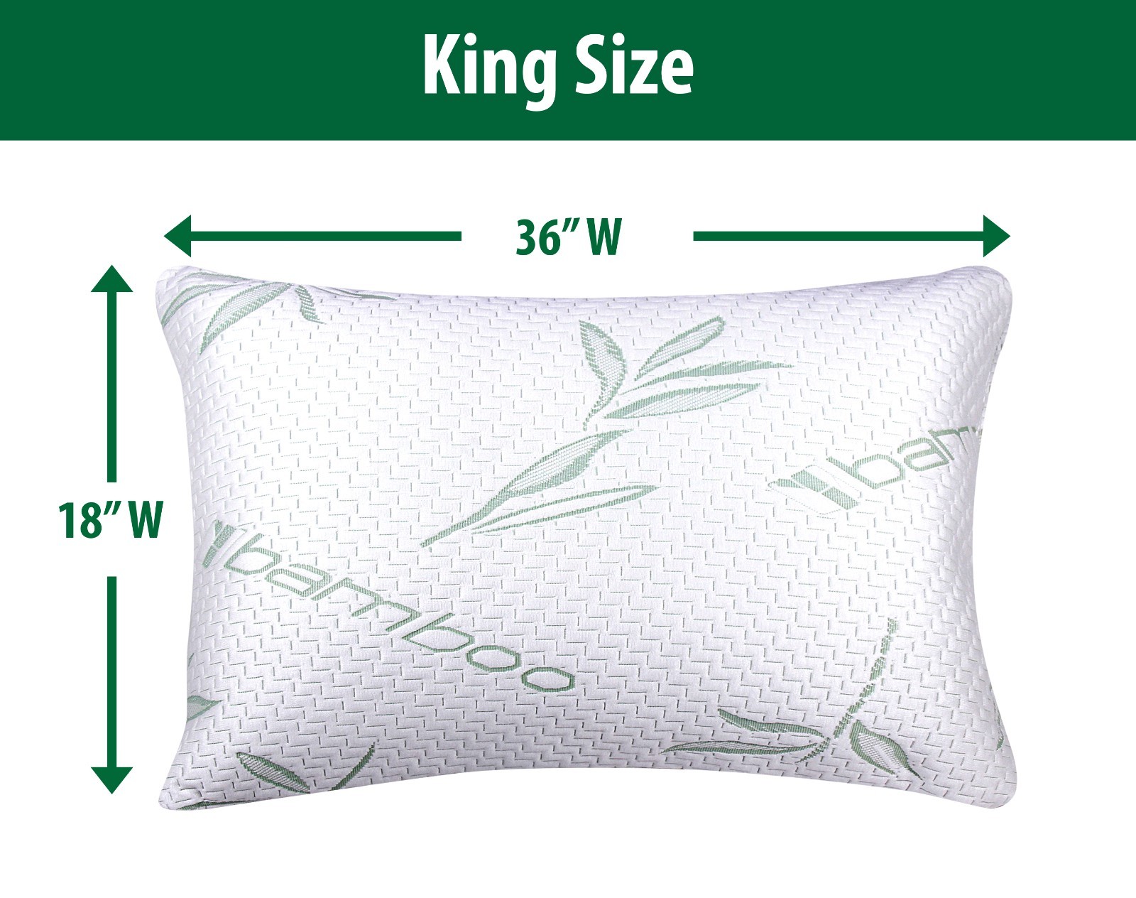 Ultra-Soft Bamboo Pillow Protectors, Waterproof & Durable – Pack of 2 gallery