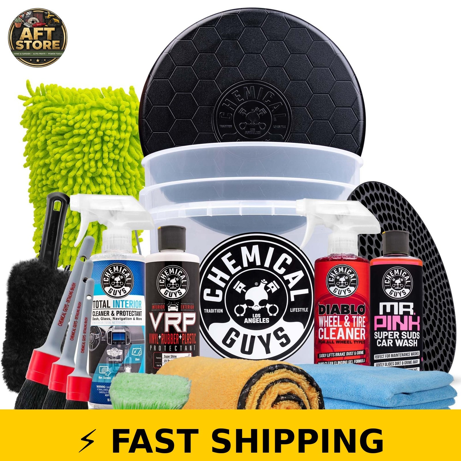Chemical Guys 17-Piece Car Detailing Kit, HOL489 gallery