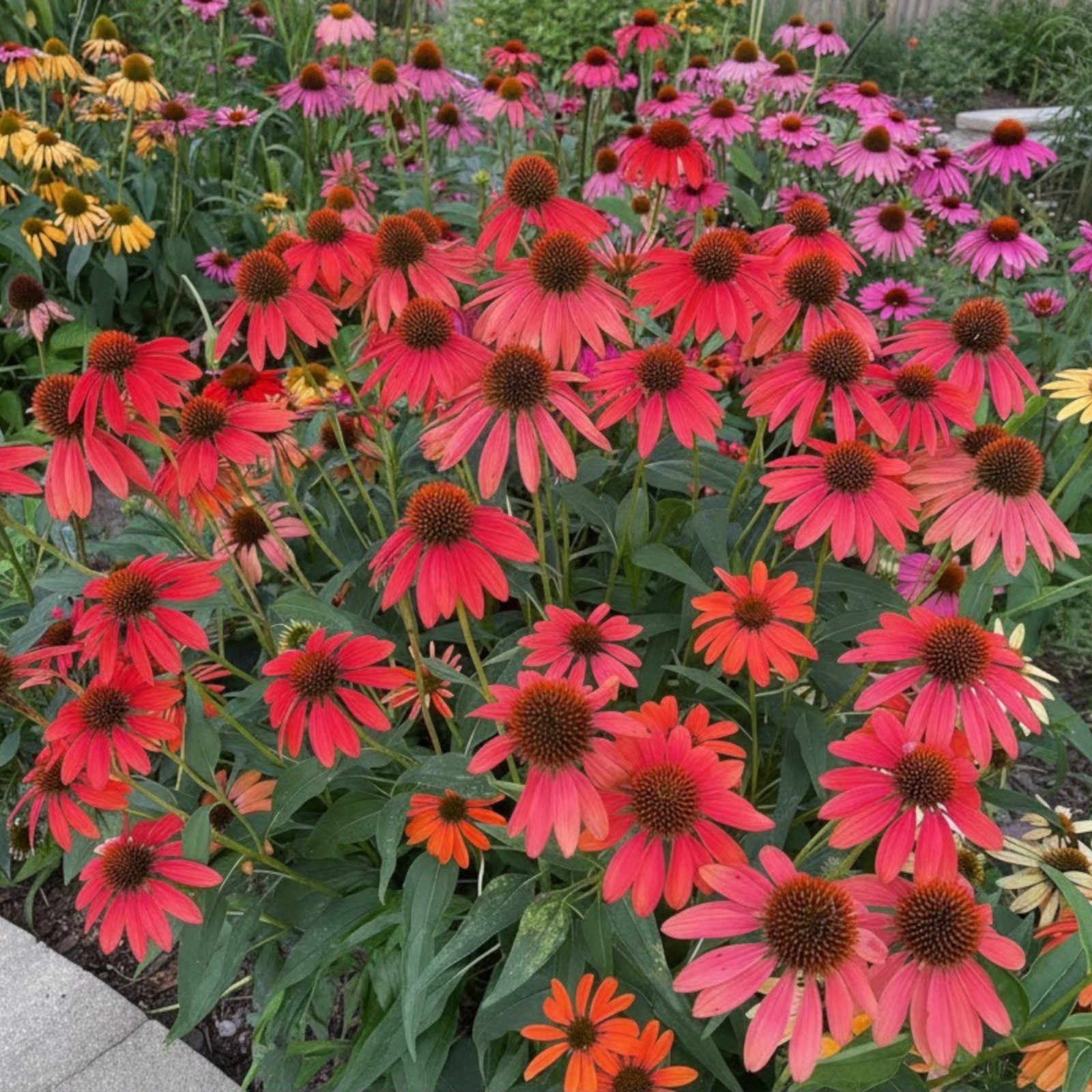 100 Red Coneflower Seeds – Vibrant Red Blooms for Pollinator Gardens gallery