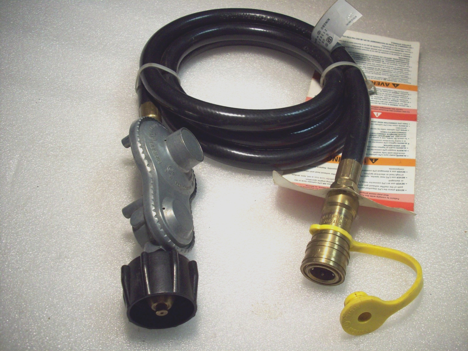 6-1/2 ft Hose Two Stage Propane Regulator with Quick Coupler LP Propane RT812-IQ gallery
