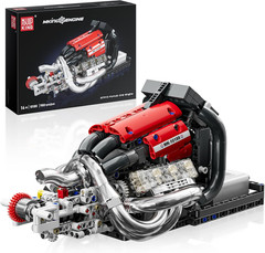 Formula One Engine Building Blocks, Motor Model Building Toys, Car Combustion En