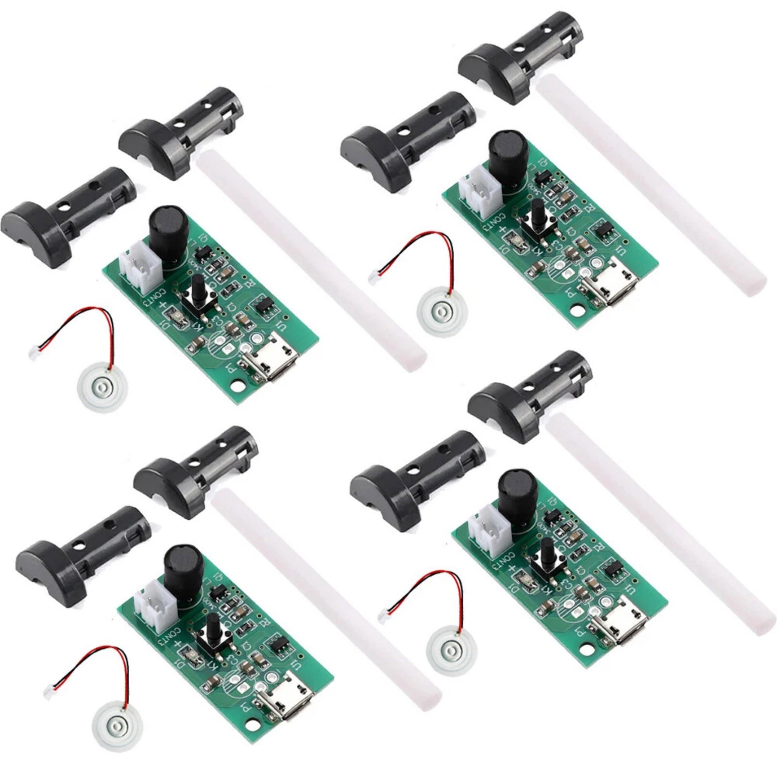 For DIY Humidifier Upgrade 4PCS USB Ultrasonic Fogger Driver Board Set Durable gallery