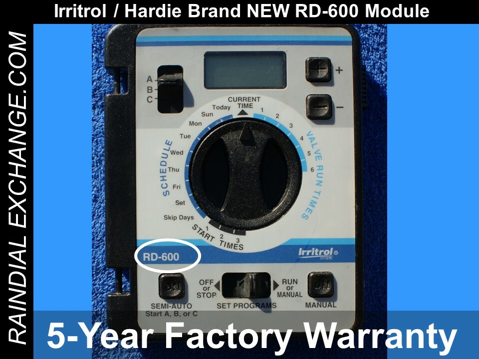 Irritrol / Hardie Rain Dial RD-600 - NEW - 24hr ship - *5yr WARRANTY* gallery