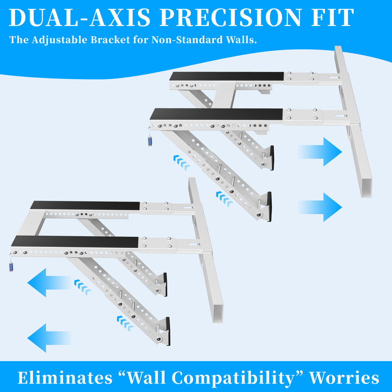 No Drill Window AC Bracket,Adjustable Window Air Conditioner Support Bracket gallery