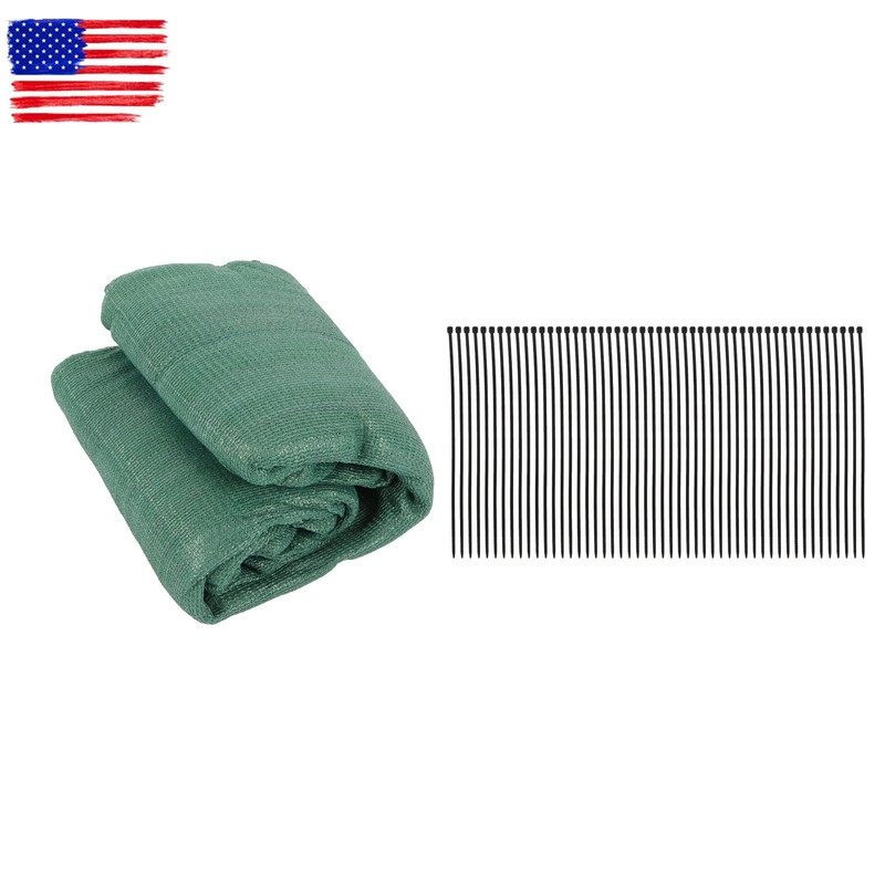 Solid Backyard Fence Privacy Screen Mesh Cover Garden Yard 4' 5' 6' Black/Green gallery