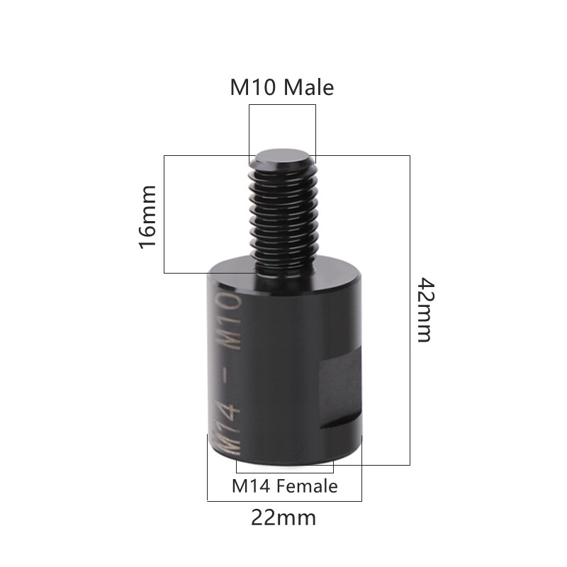 Adapter Convert Arbor Connector to 5/8"-11 M10 M14 Thread Angle Grinder Hole Saw gallery