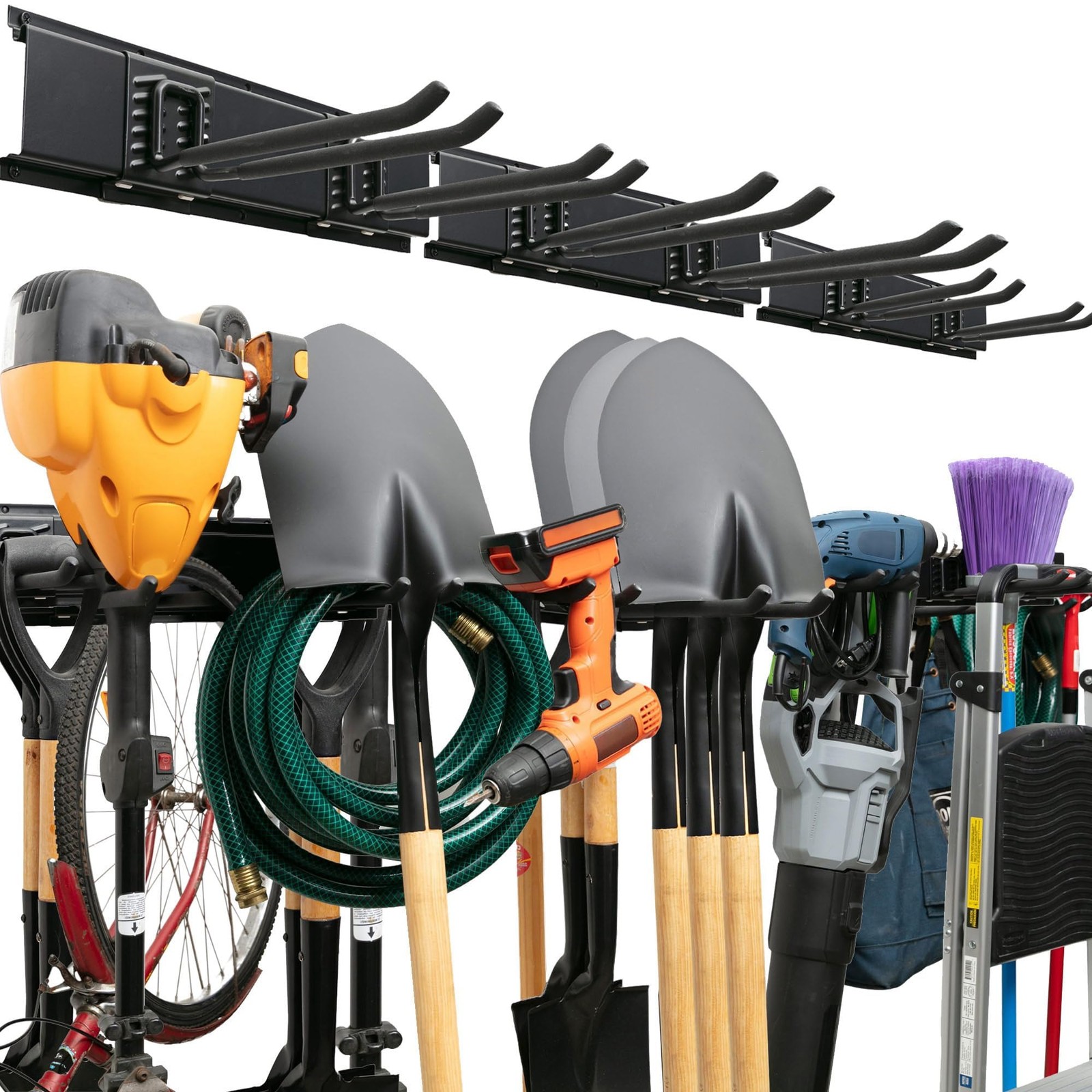 Tidyme Garage Tool Organizer Wall Mount - 48 Inches - Sturdy Storage Rack gallery